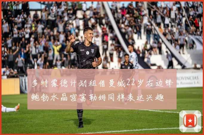 多特蒙德计划租借曼城22岁右边锋鲍勃水晶宫富勒姆同样表达兴趣